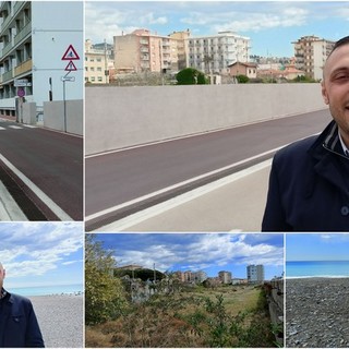 Vallecrosia, il candidato sindaco Cristian Quesada: &quot;Spiagge in stato di abbandono, faremo investimenti per renderle più appetibili&quot; (Foto e video)