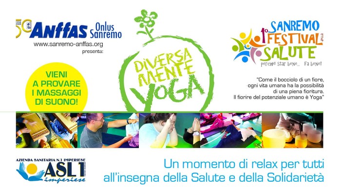 Sanremo: Anffas Onlus porta lo yoga al Festival della Salute nella sala 'Papavero' del Palafiori