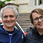 Sanremo: dopo la Dakar Luciano Carcheri e Fabrizia Pons ringraziano il Casinò (Foto e Video)