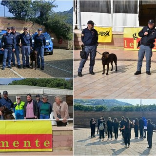 Mille cartelli con i nomi ed esibizione di unità cinofile, Camporosso ricorda le vittime innocenti delle mafie (Foto e video)