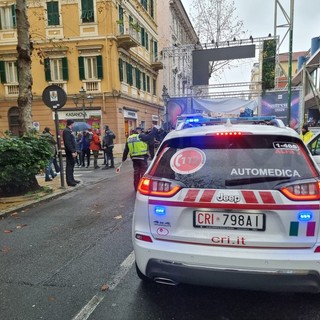 Sanremo: sta meglio l'operaio caduto stamattina in corso Garibaldi, è stato dimesso dall'ospedale