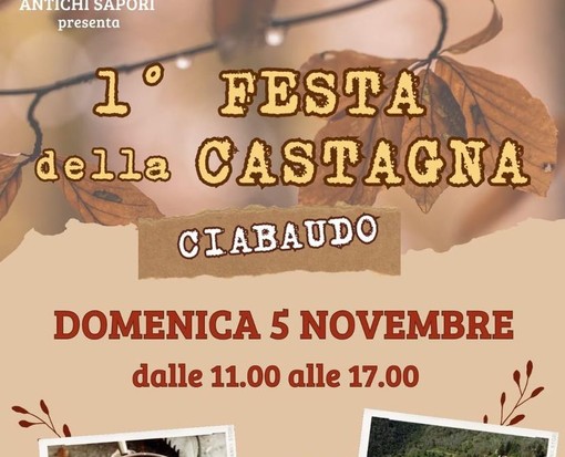 In frazione Ciabaudo a Badalucco la Festa della castagna