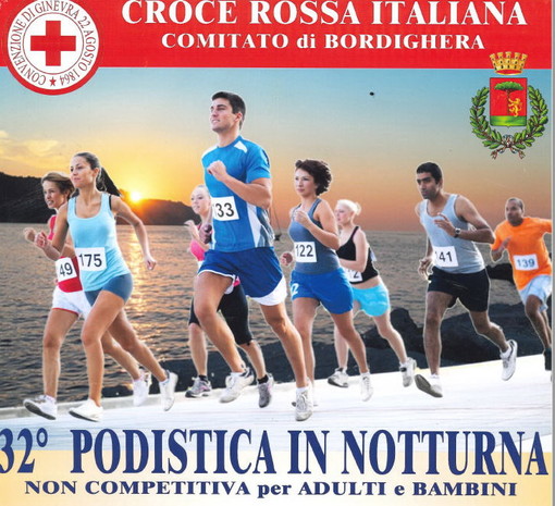 Bordighera: il 9 agosto la 32a edizione della corsa podistica in notturna organizzata dalla Croce Rossa