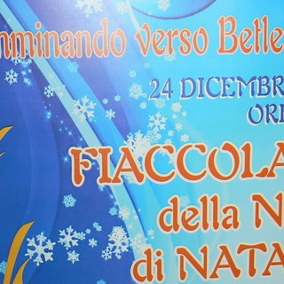 Ospedaletti: fiaccolata della Notte di Natale organizzata da 'Carpe Diem'