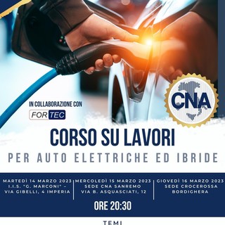 Al via il corso su lavori per auto elettriche ed ibride targato CNA Imperia e Fortec dedicato al mondo dell’Automotive