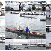 Sanremo: senza il 'Cimento' il Capodanno della Canottieri è comunque in mare, prima uscita dell'anno (Foto e Video)