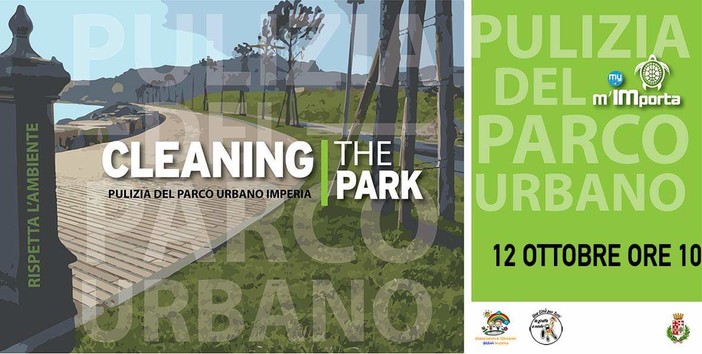 Imperia: M'Importa e Aga insieme per 'Cleaning the park', una giornata di volontariato per pulire il parco urbano