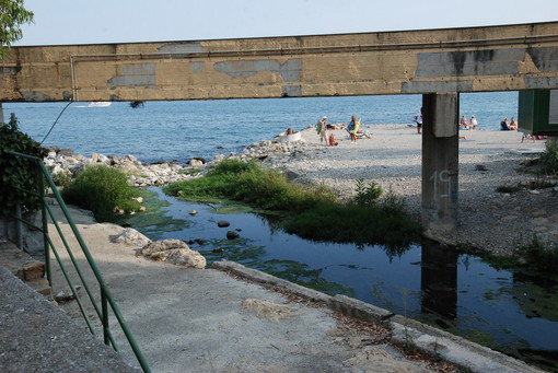 La zona come si presentava un tempo