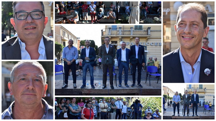 Diano Marina: un'ora e mezza di serrato dibattito tra i candidati a Sindaco di fronte a 500 spettatori (Foto)