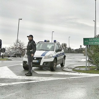 L'ingresso autostradale di Sanremo