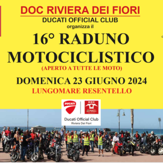Appassionati di moto? Il 23 giugno a Ventimiglia non perdete il 16° Raduno Motociclistico organizzato dal DOC Riviera dei Fiori - Ducati Official Club! (Foto)
