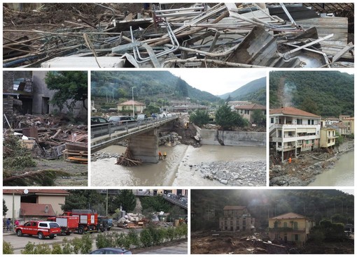 Badalucco: si lavora in tutto il paese per tornare alla normalità, ma i danni del maltempo sono tanti (Foto e Video)