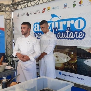 Lo chef ventimigliese Diego Pani ospite d'onore ad ‘Azzurro pesce d’autore’ fino a domani ad Andora