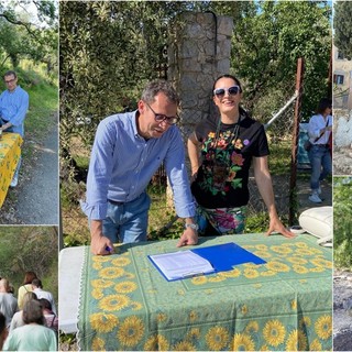 &quot;Di ulivi, vigneti, storie e silenzi&quot;: un successo la passeggiata con spettacolo itinerante a Camporosso (Foto)