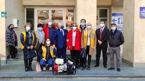 Le immagini della donazione al Comune di Ventimiglia