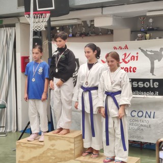 Diano Marina, il vivaio DKD sul podio al 2° trofeo Senkai di Albissola (Foto)