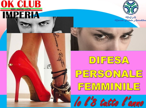 ‘Io l’8 tutto l’anno’: a Imperia con l’Ok Club un corso di difesa personale femminile