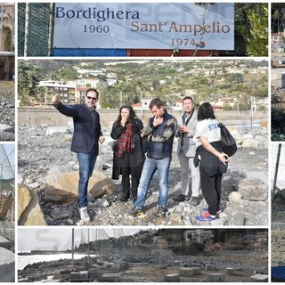 Bordighera: l'Arziglia non sarà più il campo da calcio, si va alle 'Due Strade'. La conferma del Sindaco durante il sopralluogo di Sonia Viale (Foto e Video)