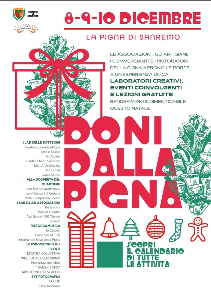 Sanremo: il centro storico si veste a festa con “Doni alla Pigna”