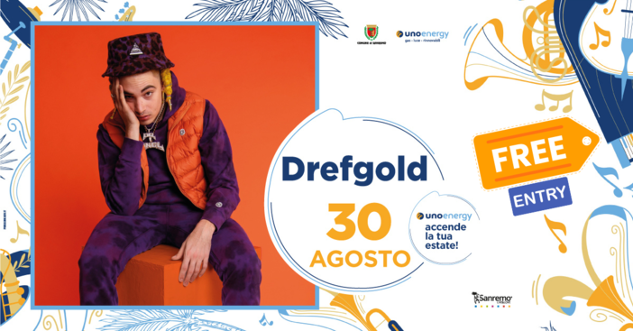 Sanremo: domani sera a Pian di Nave, serata per i giovanissimi con il rapper Drefgold