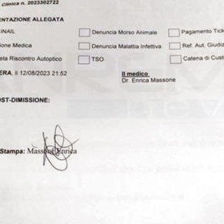 Bordighera: falso medico al Ppi, una lettrice denuncia i fatti di agosto e ci invia il documento firmato (Foto)