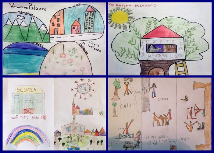 Dolcedo: ecco i disegni dei bambini sul periodo di emergenza pubblicati dal sito della locale Parrocchia