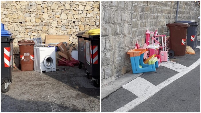 Bordighera, discarica a cielo aperto a Borghetto San Nicolò (Foto)