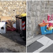 Bordighera, discarica a cielo aperto a Borghetto San Nicolò (Foto)