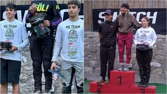 Downhill, ottimi risultati per NG team della Polisportiva Salesiani di Vallecrosia alla 'Not A Race' di Dolceacqua (Foto)