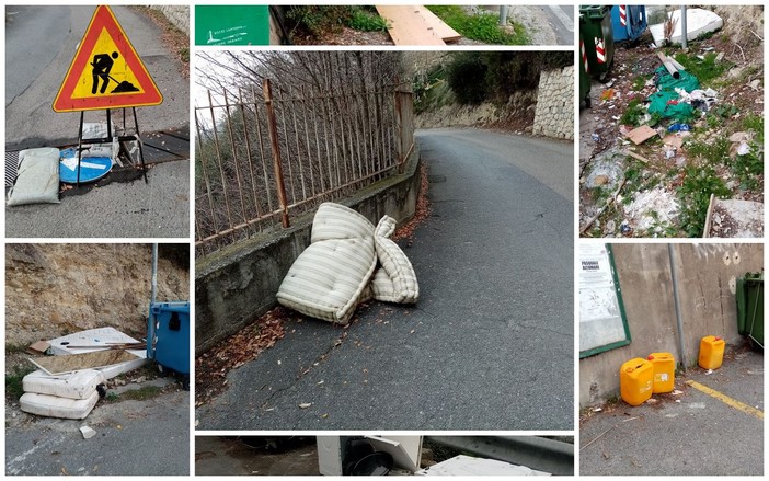 Ventimiglia: situazione di degrado in via alle Ville, una nostra lettrice &quot;Possibile che da due mesi nessuno intervenga?&quot; (Foto)