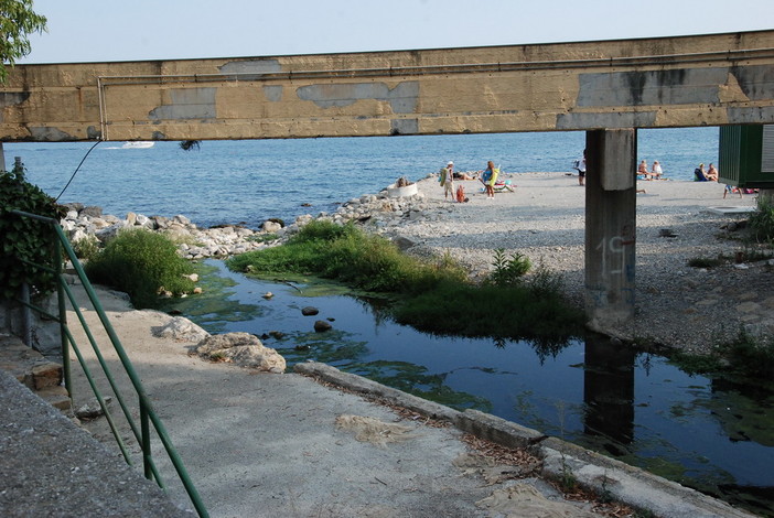 La zona come si presentava un tempo