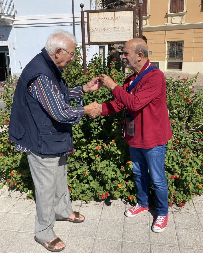 L'associazione Atape ricorda Pertini: domenica scorsa l'incontro tra Eraldo Crespi e Umberto Voltolina