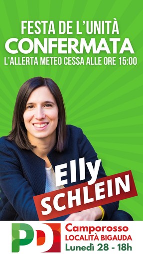Festa dell’Unità, Elly Schlein attesa a Camporosso