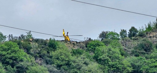 Castellaro: donna cade con la bicicletta, mobilitazione di soccorsi e intervento dell'elicottero