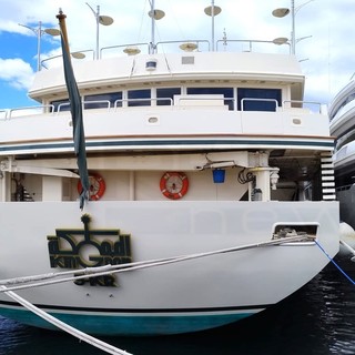 Sanremo: l'ex yacht di Donald Trump ormeggiato a Portosole, ora è di un emiro saudita (Foto)