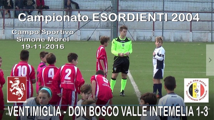 Ventimiglia Calcio: i risultati delle formazioni del settore giovanile nel weekend (VIDEO)