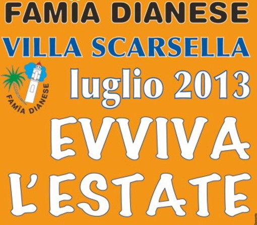 Diano Marina: nel prossimo fine settimana a Villa Scarsella appuntamento con 'Evviva l'Estate'