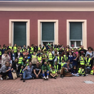 Il bilancio di 3 giorni (25-26-27 settembre) di Pedibus e Bicibus a Santo Stefano al Mare e Riva Ligure