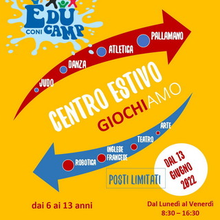 Tra sport, cultura e divertimento al PalaSancamillo con Educamp della San Camillo Riviera Pallamano Imperia