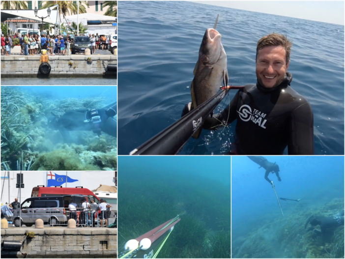 Sanremo: immersioni e pesca subacquea, le passioni di una vita nei video che Enrico Creta postava su Facebook (Video)