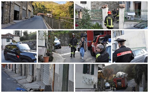 Molini di Triora: inagibili le case vicine a quella esplosa, dei 6 ustionati 4 sono gravi ma non rischiano la vita (Foto e Video)