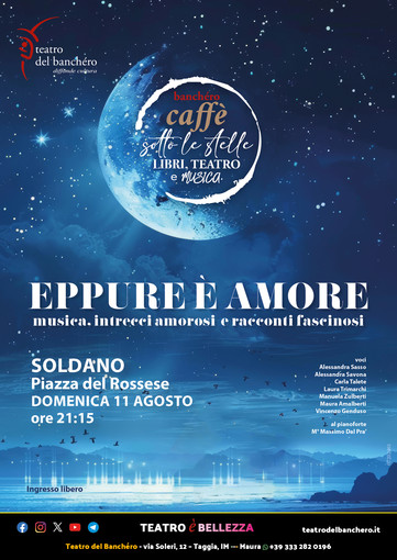 &quot;Eppure è amore&quot;, a Soldano va in scena un nuovo spettacolo del Teatro Banchéro di Taggia