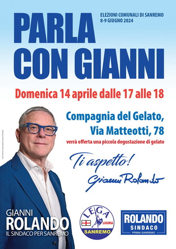 Elezioni Sanremo: domani pomeriggio torna il format ‘Parla con Gianni’ organizzato dalla Lega