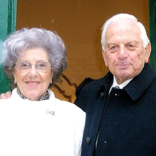 Elsa Ausenda con il marito Carlo Marco Renato