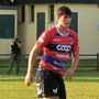 Edoardo Berchiolli con la maglia del Rugby Parabiago