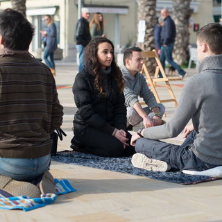 Arma di Taggia: grande partecipazione sabato scorso in piazza Chierotti per la giornata 'Eye Contact