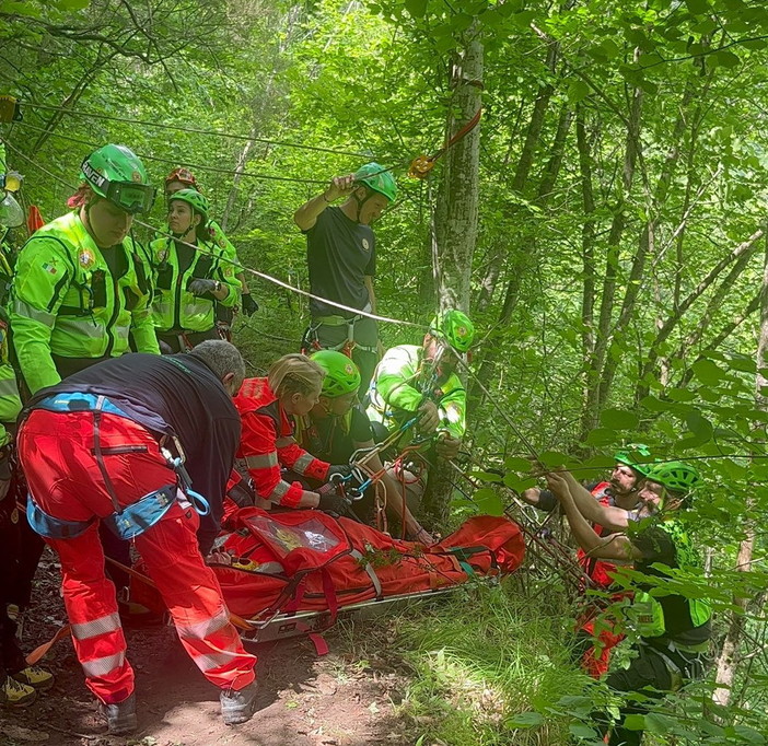 Valle Argentina: ieri esercitazione di Soccorso Alpino e Croce Verde con la sinergia targata 'Proteus'