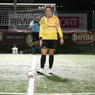 Elisa Cerato, bomber del Don Bosco Valle Intemelia di calcio a 5 femminile (foto Eugenio Conte)