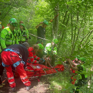 Valle Argentina: ieri esercitazione di Soccorso Alpino e Croce Verde con la sinergia targata 'Proteus'