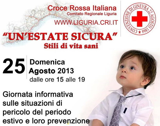 Vallecrosia: domenica un pomeriggio con la Croce Rossa di Bordighera ai bagni 'Oasi'